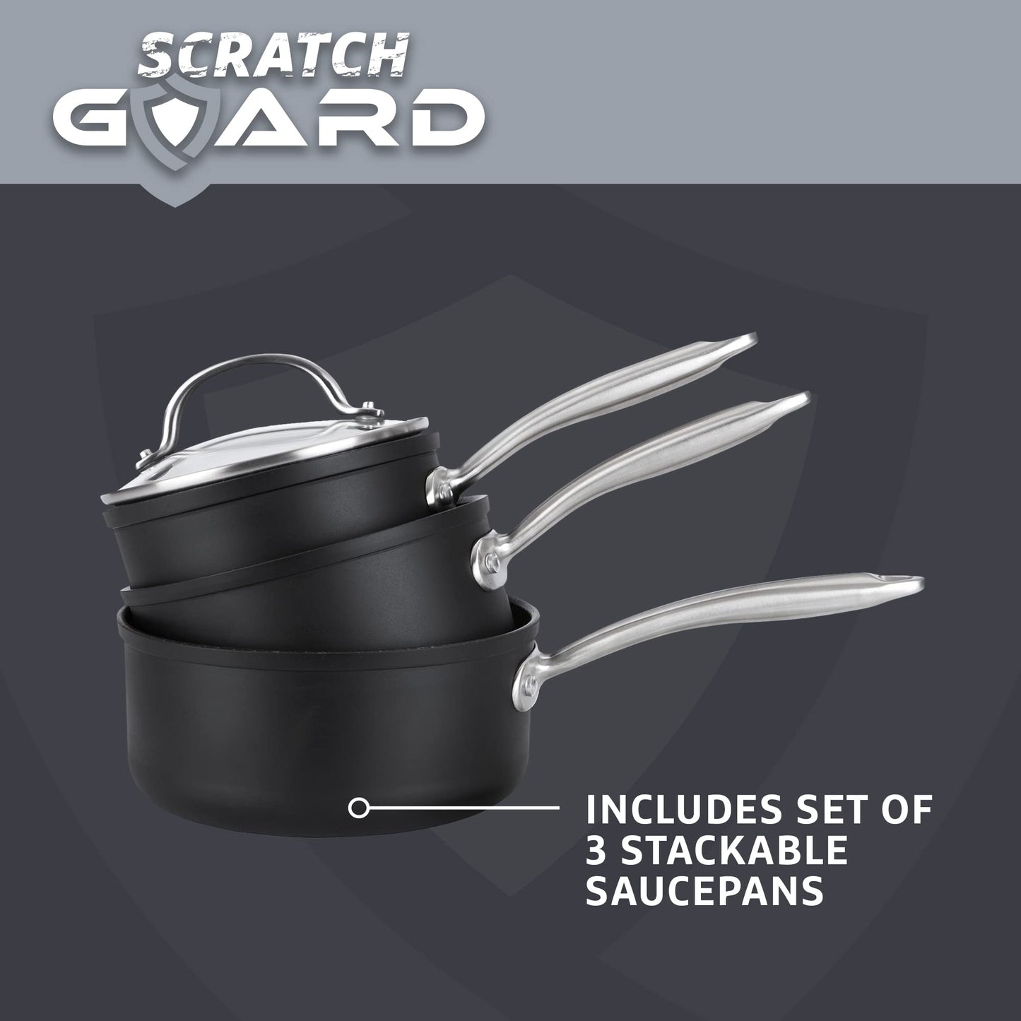 Prestige Scratch Guard Non Stick Pots and Pans