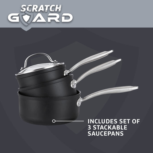 Prestige Scratch Guard Non Stick Pots and Pans