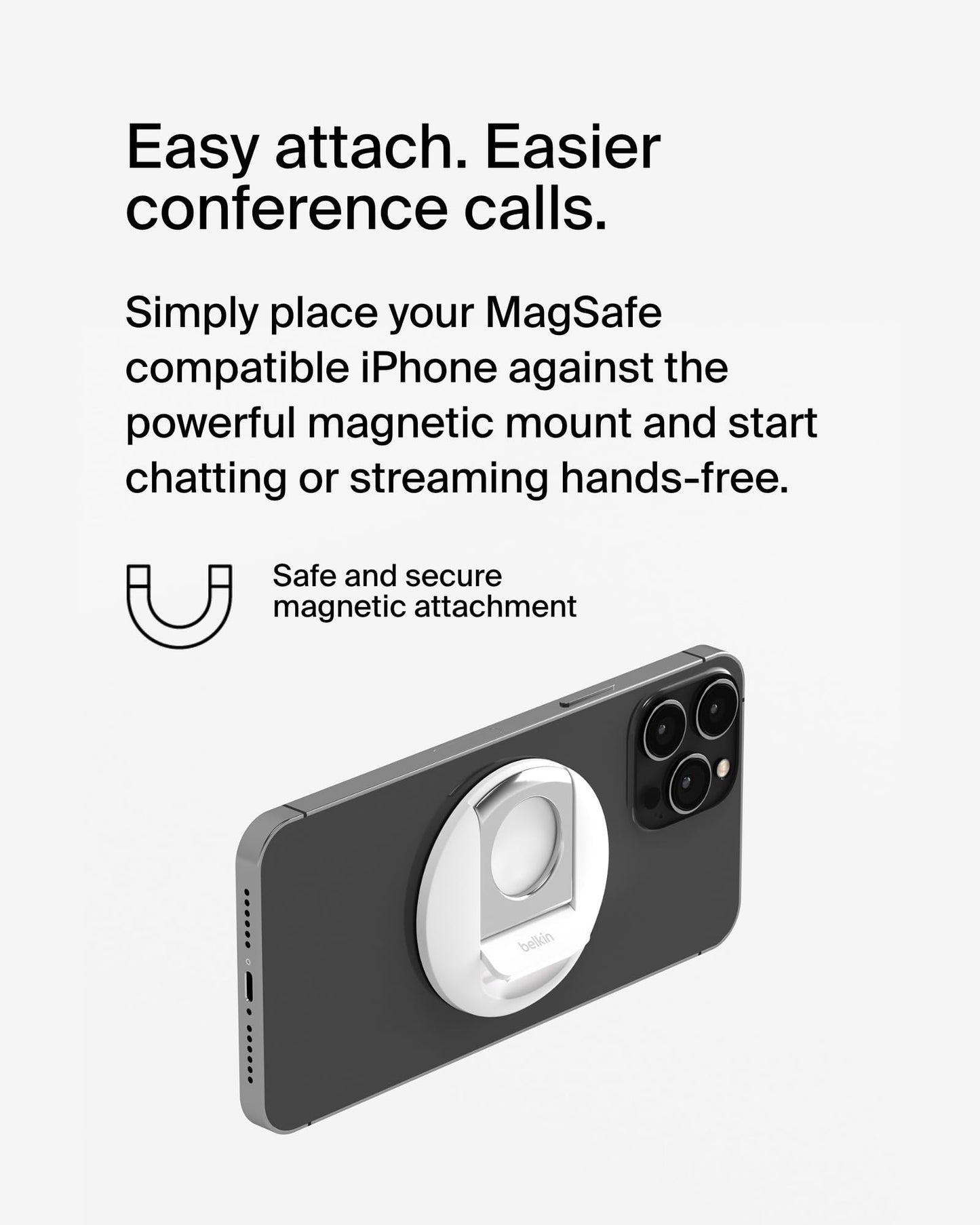 Belkin iPhone Mount FaceTime, content creation and more