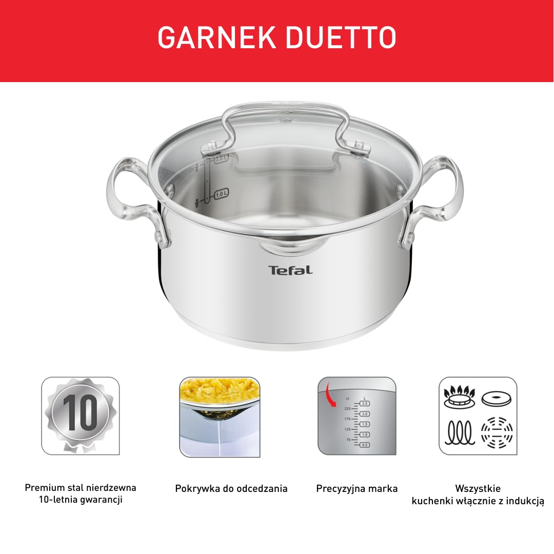 Tefal A70542 Duetto Cooking Pot