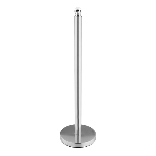 axentia Ravallo Chromed Metal Toilet Roll Storer for 4 Spare Rolls, Freestanding Toilet Paper Tissue Roll Holder, Bathroom 4 Roll Storage, Kitchen Roll Holder Stand, approx. 14 x 14 x 51.5 cm High, Silver