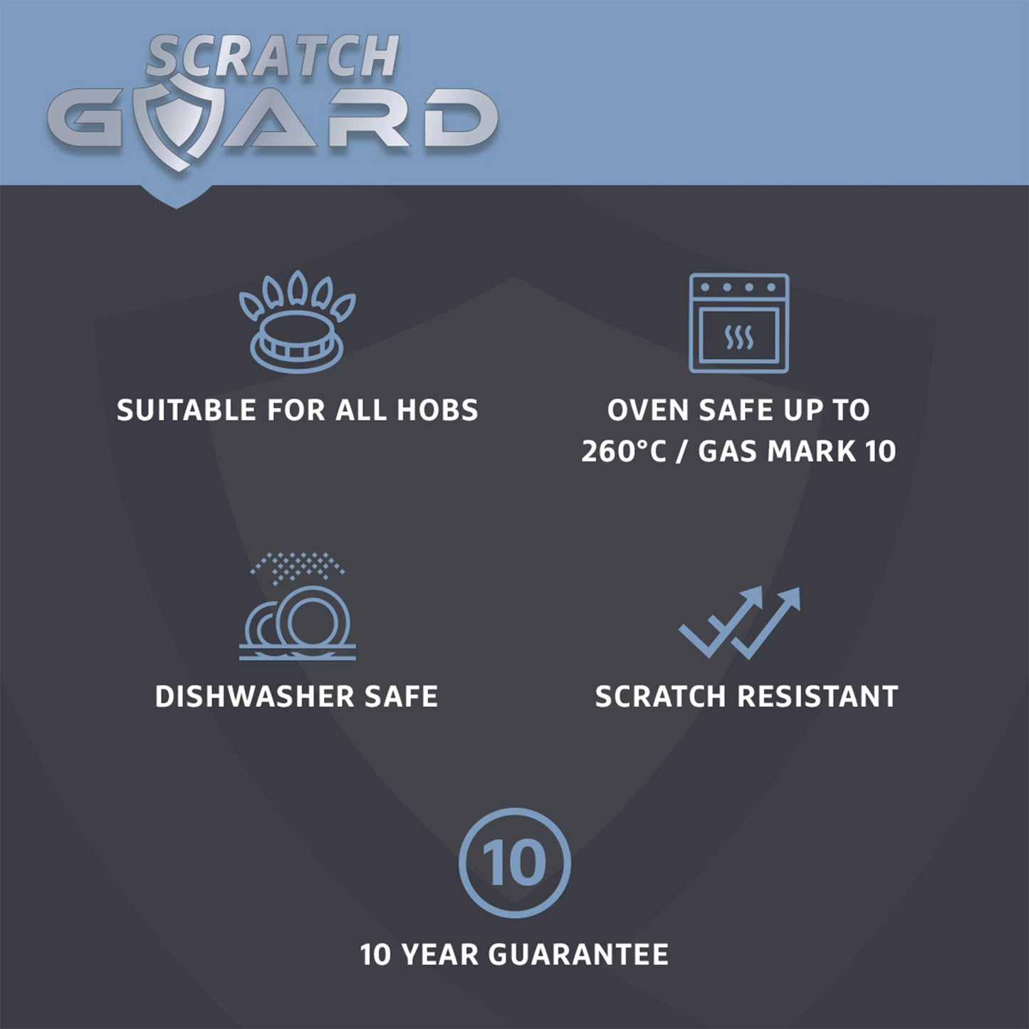 Prestige Scratch Guard Non Stick Pots and Pans
