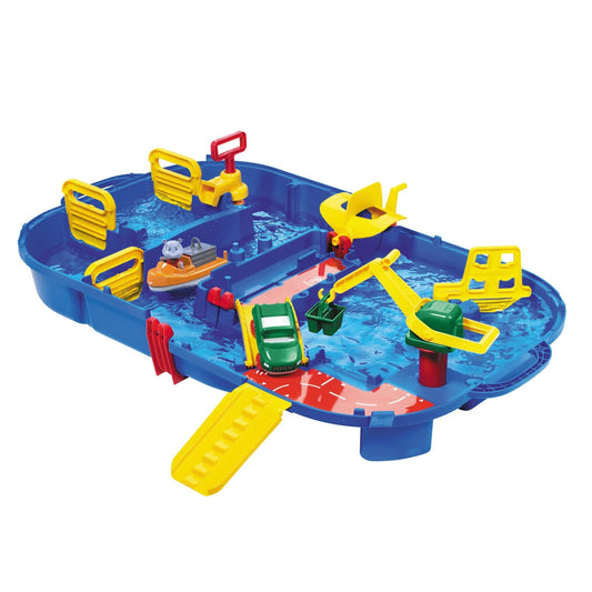 Aquaplay 8700001516 Waterway Set "Lock Box" 25 Pieces