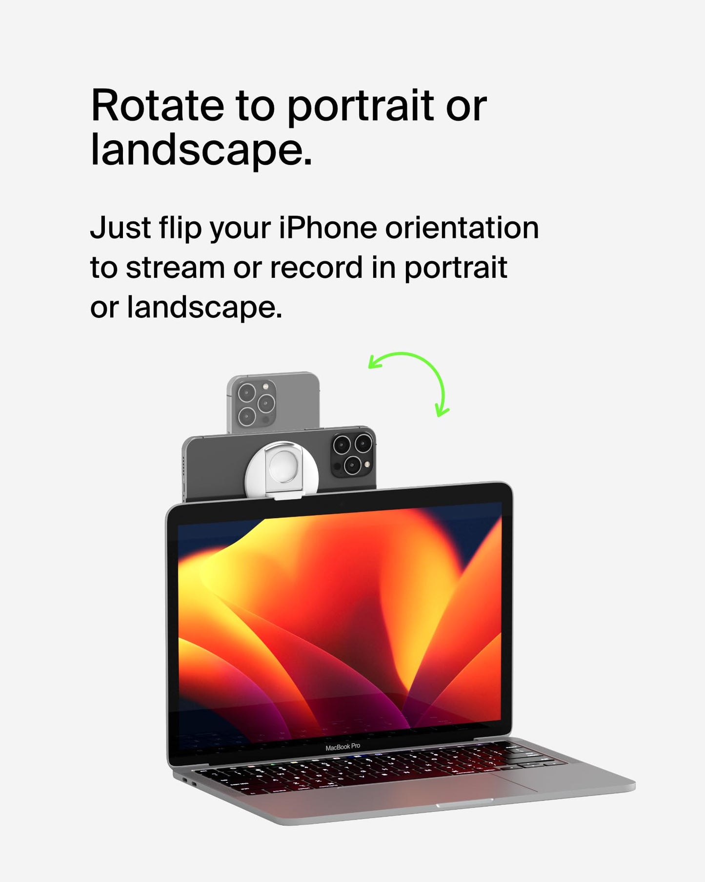 Belkin iPhone Mount FaceTime, content creation and more