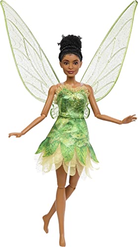 Disney Movie Peter Pan & Wendy Toys, Tinker Bell Fairy Doll with Wings Inspired by Disney’s Peter Pan & Wendy, Gifts for Kids, HNY37