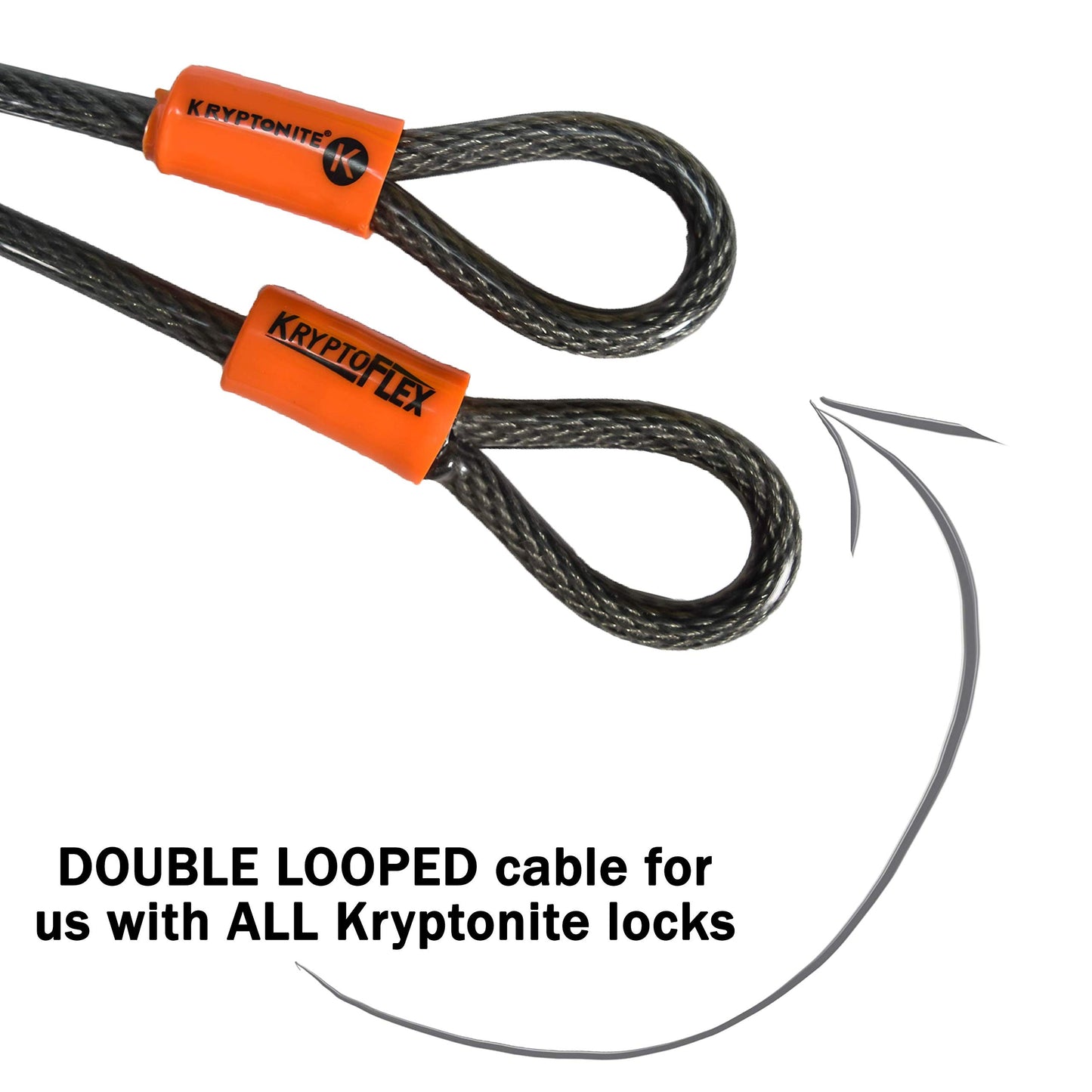 Kryptonite New York Fahgettaboudit Bicycle Chain and New York Disc Bike Lock - Black/yellow