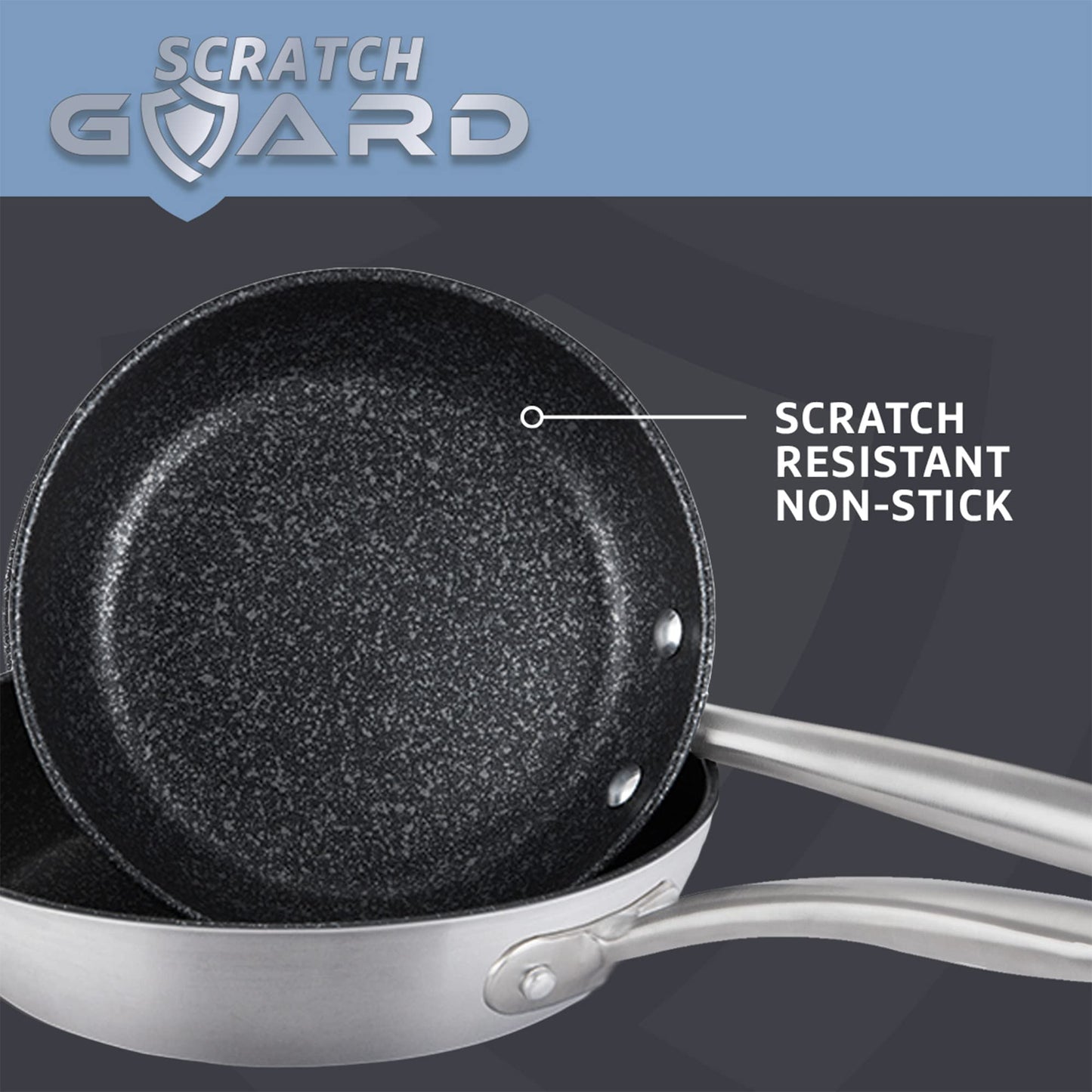 Prestige Scratch Guard Non Stick Pots and Pans
