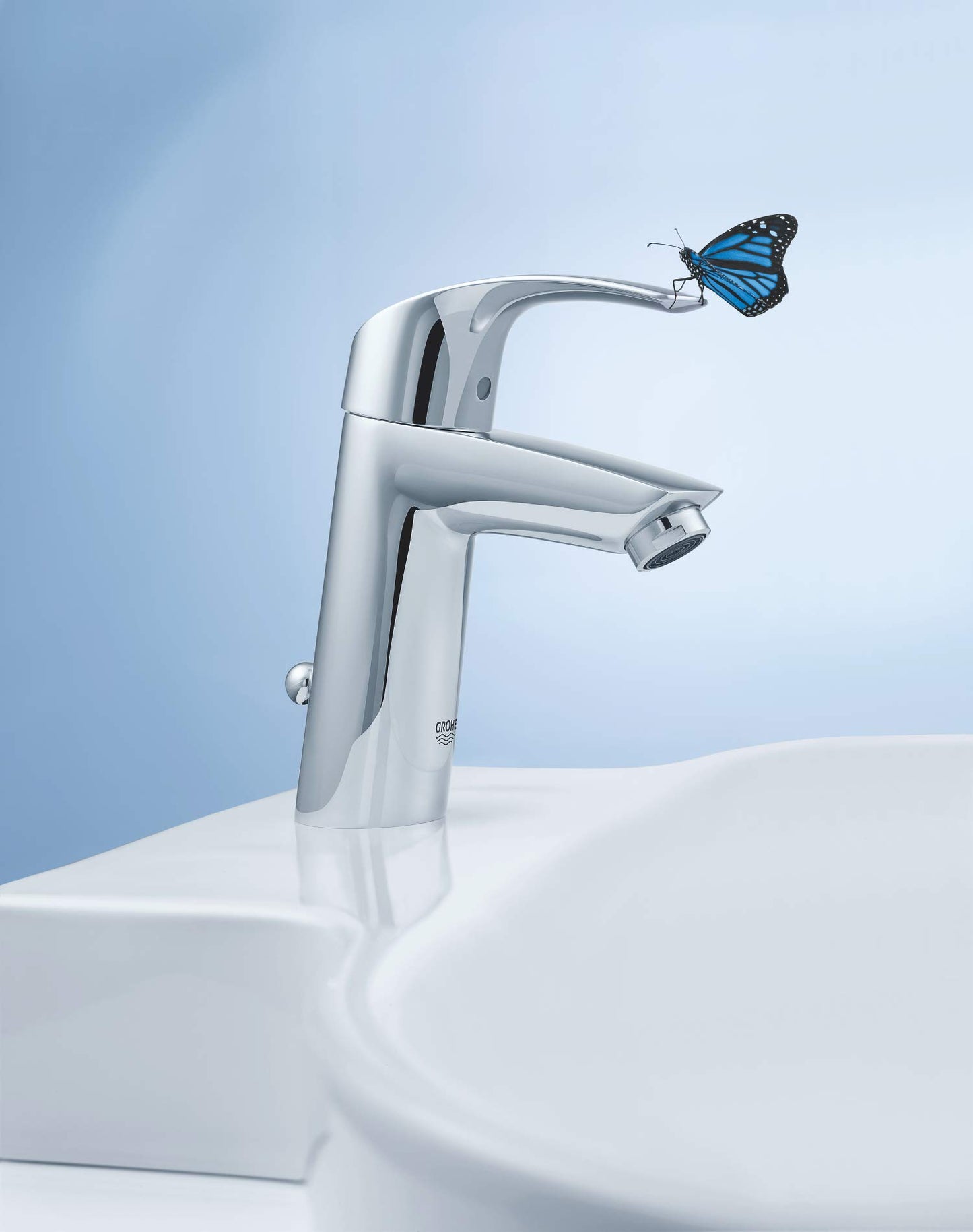 GROHE 33265002 | Eurosmart Basin Tap | S | Pop-Up Waste