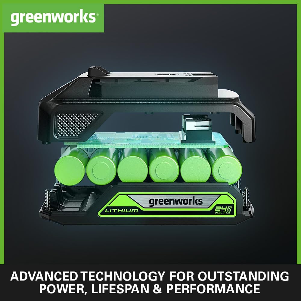 Greenworks 24V 2A Akku Ladegerät, für Greenworks 24V Batterien G24B2 & G24B4
