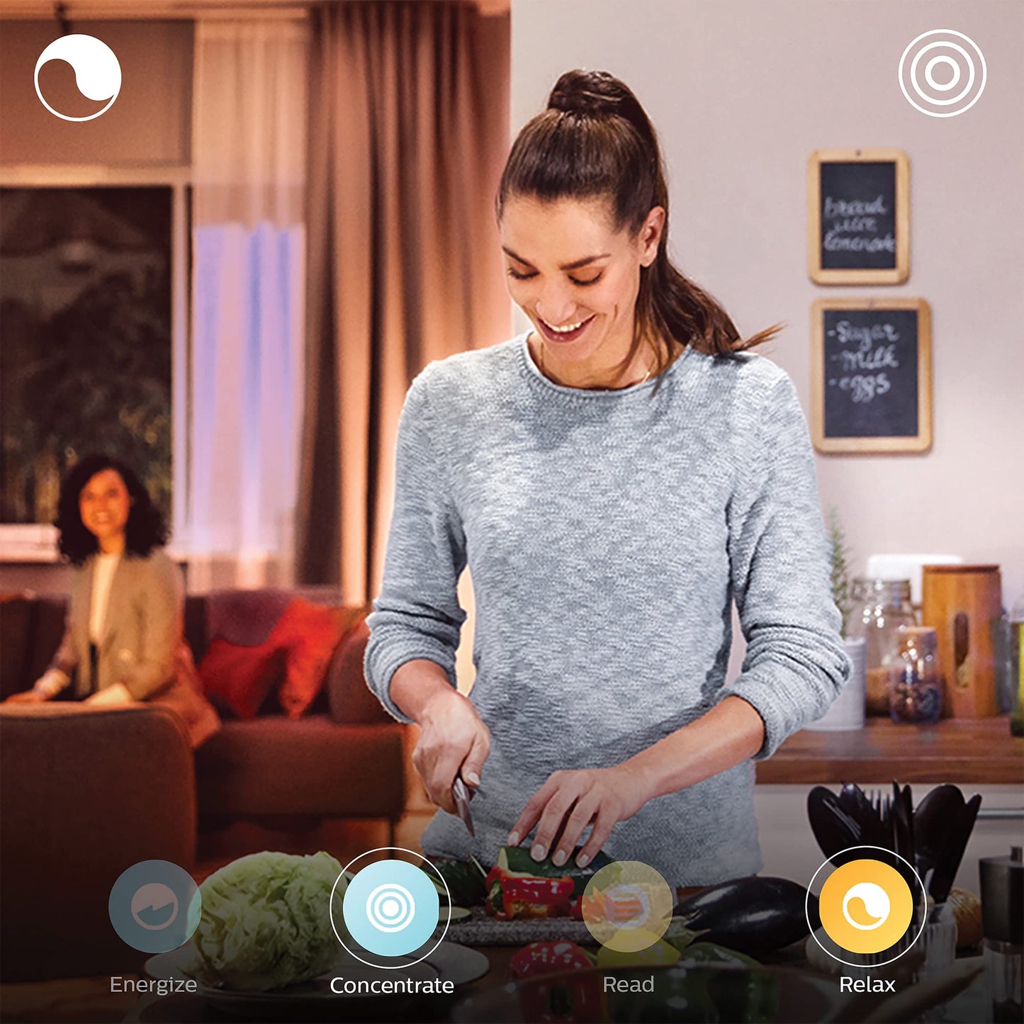 Philips Hue White and Colour Ambiance Smart Light 2 Pack [GU10 Spot] with Bluetooth.