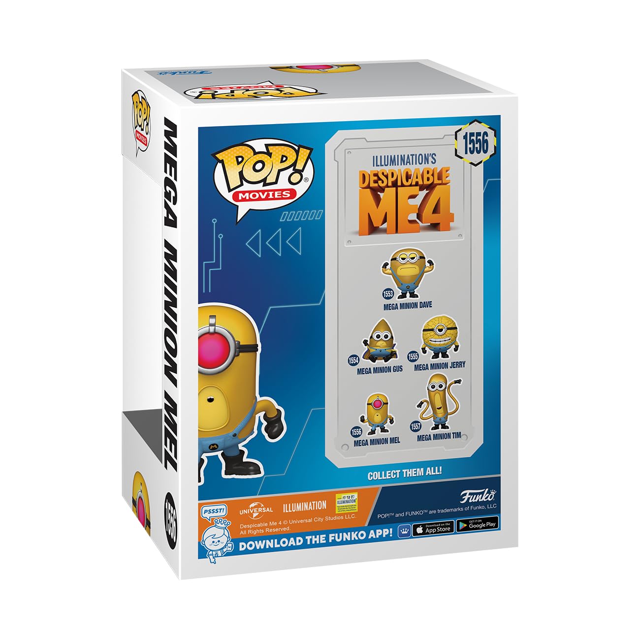 Funko POP! Movies: Despicable Me 4 – Super Mel - Collectable Vinyl Figure - Gift Idea - Official Merchandise - Toys for Kids & Adults - Movies Fans - Model Figure for Collectors and Display