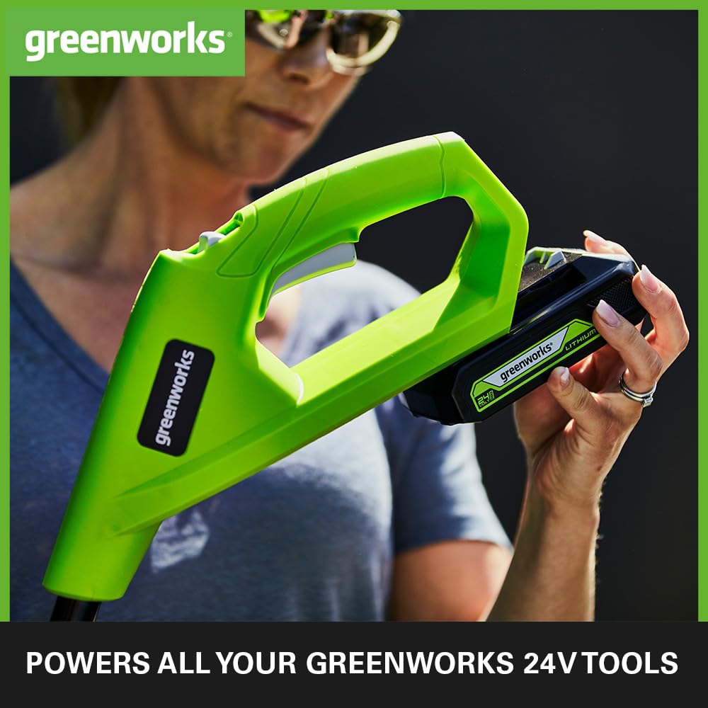 Greenworks 24V 2A Akku Ladegerät, für Greenworks 24V Batterien G24B2 & G24B4