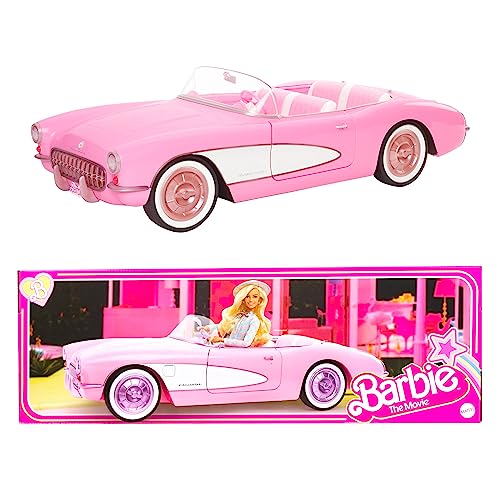 Barbie - Puppe mit Vintage-Kleid in rosa Vichy-Karo, Gänseblümchen-Accessoires, beweglich