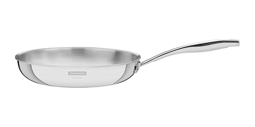 Tramontina Grano Frying Pan Stainless Steel for Induction, Electric, Gas and Ceramic Glass Hobs