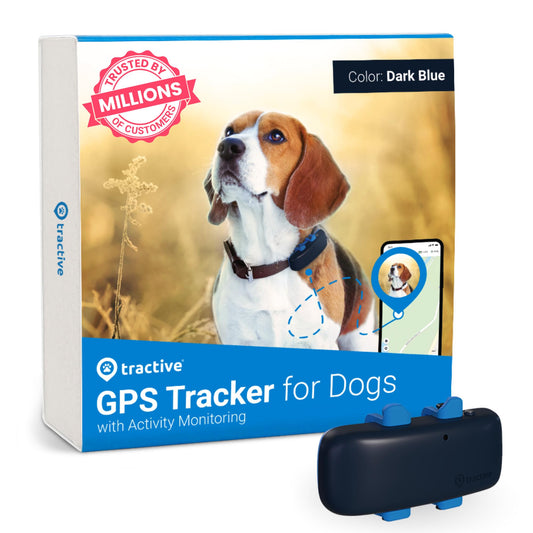tractive GPS Dog Tracker | Market leader | Real-time location tracking | Escape Alerts | Activity Monitoring | Health Alerts | Bark Monitoring