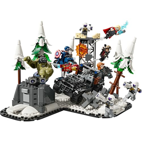 LEGO Marvel The Avengers Assemble: Age of Ultron, Buildable Super Hero Toy Set for 10 Plus Year Old Kids, Boys & Girls, with 8 Minifigures Including Thor, Hulk and Iron Man, Gift Idea 76291
