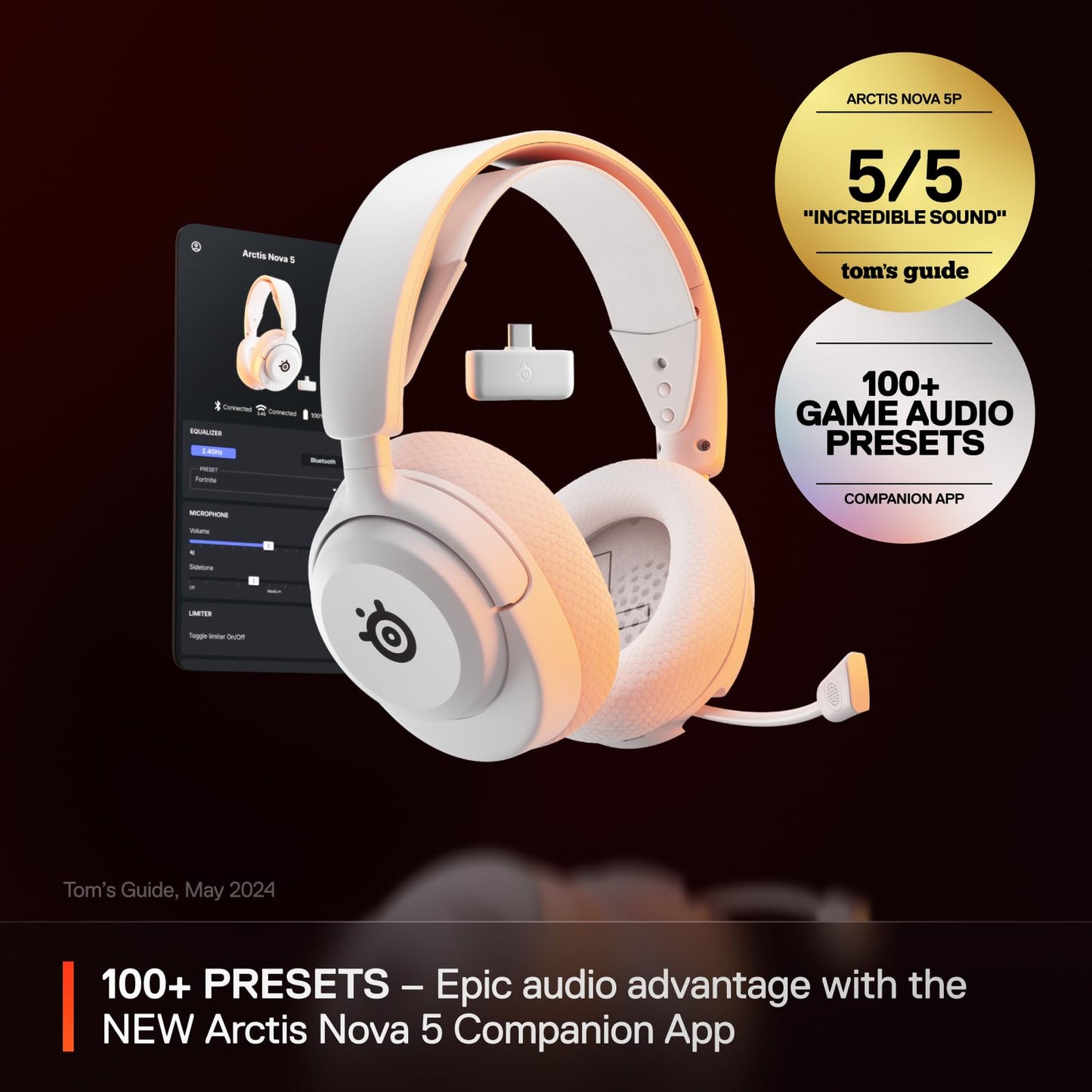 SteelSeries Arctis Nova 5 Wireless Multi-System Gaming Headset