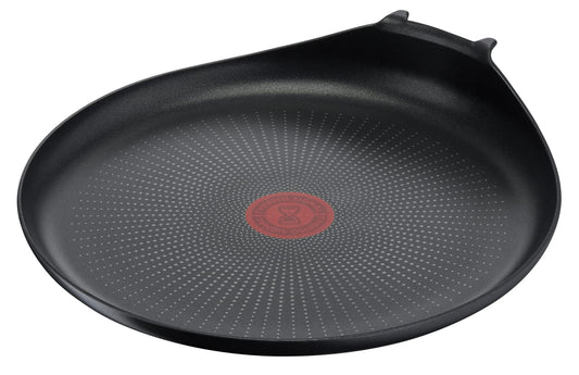 Tefal Ingenio L1461004 L1461004 Crepe Pan, 27 cm, Non-Induction, Non-Stick Coating, Stackable, Dishwasher-Safe, Easy Plus, Black
