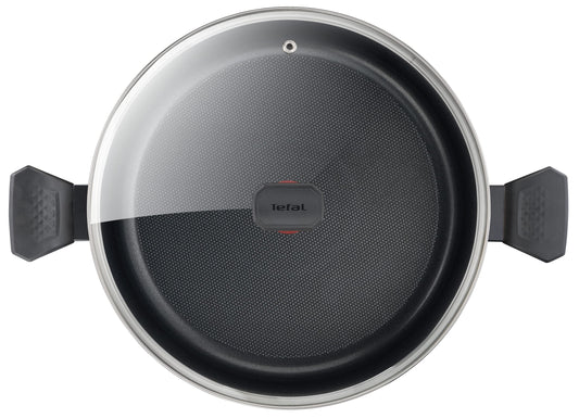Tefal Easy Cook & Clean B5544602 Cooking Pot 24 cm (4.7 L) with Lid Suitable for All Heat Sources Except Induction