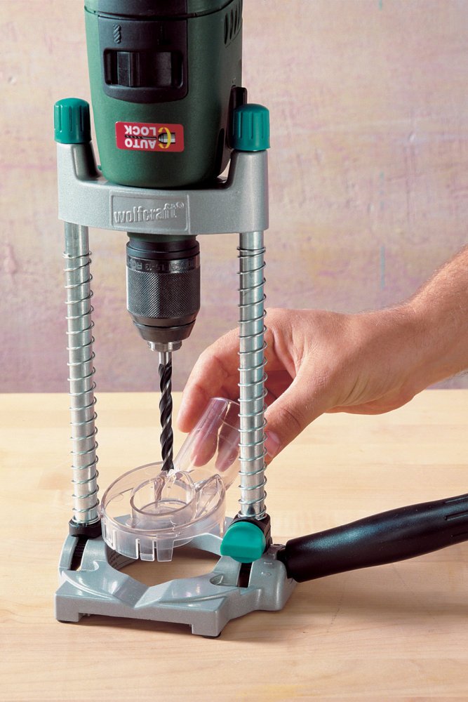 wolfcraft tecmobil Mobile Drill Stand I 4522000 I For safe mobile drilling