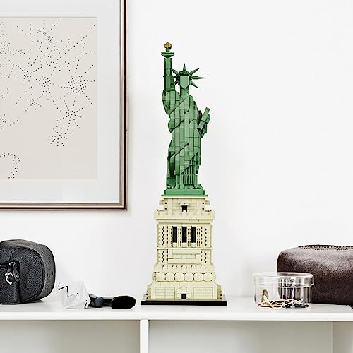 LEGO 21042 Architecture Freiheitsstatue, Modell zum Bauen, New York Souvenir, Geschenkidee für Kinder und Erwachsene