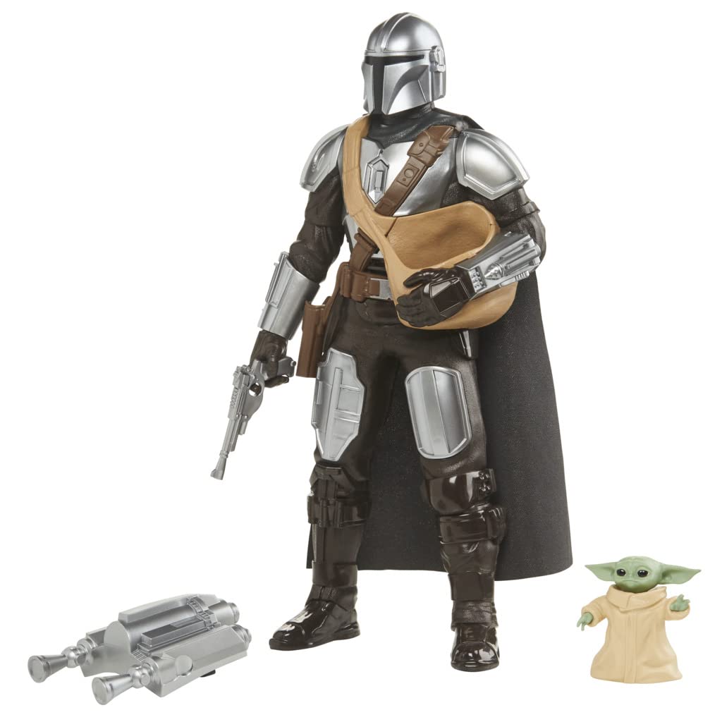 Star Wars - Galactic Action - The Mandalorian & Grogu - 12" Scale Interactive Electronic Figures Toys for Kids - Age: 4+